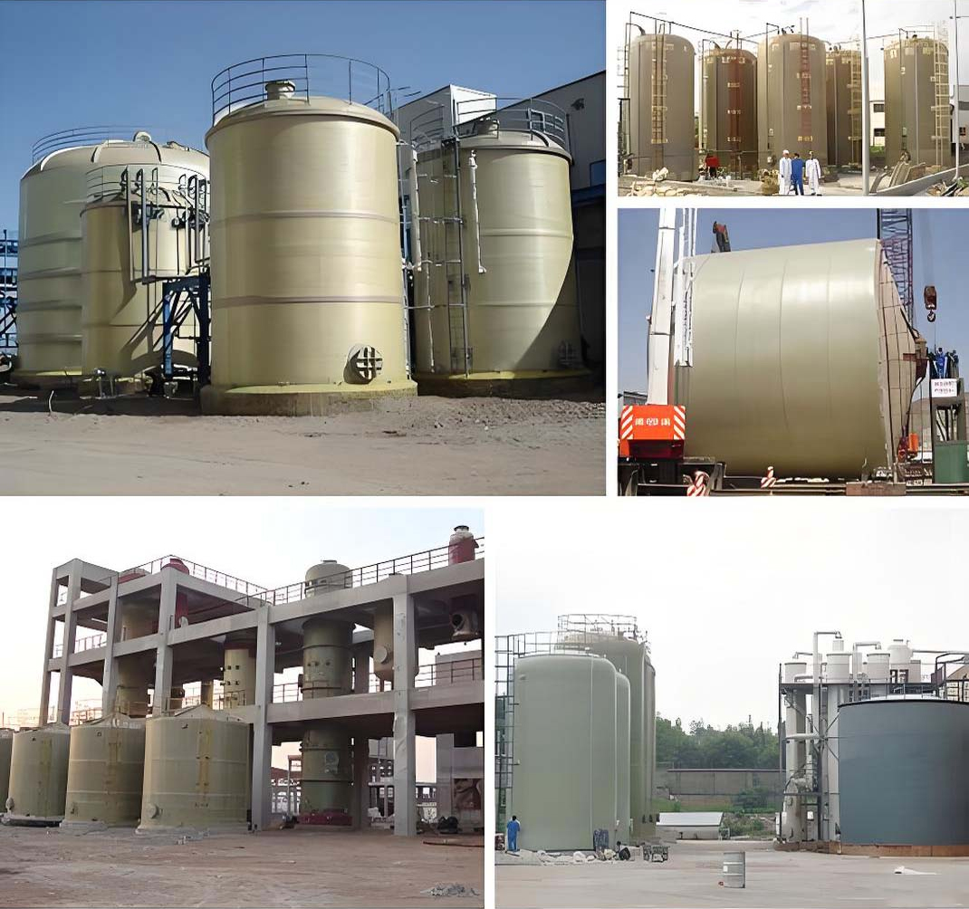 Kazakhstan Chemical Plant — Large-Scale FRP Storage Tank Project