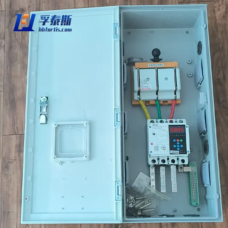 Gabinete de medidor el&eacute;trico de fibra de vidro GFRP FRP para apartamentos em arranha-c&eacute;us FT-EMCn-10