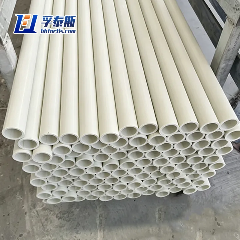 Fiberglass GFRP FRP Round Tube White Resin FT-RT31 to China manufacturer