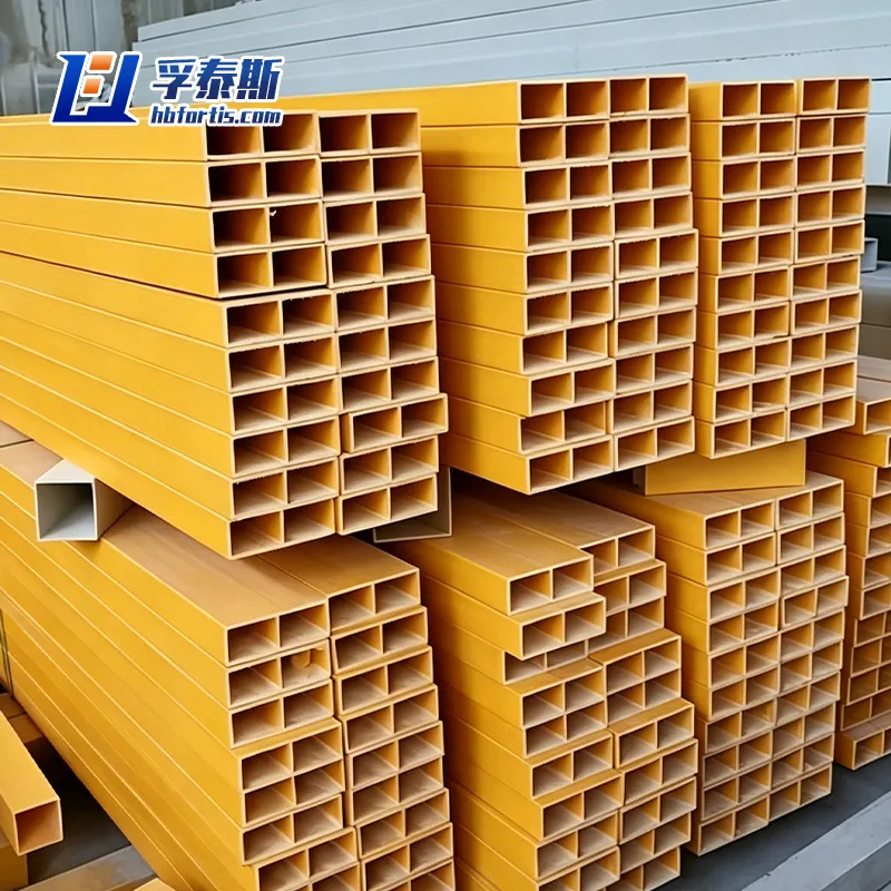 Fiberglass GFRP FRP Rectangular Tube for Greenhouse Frame Rafters FT-RCT86