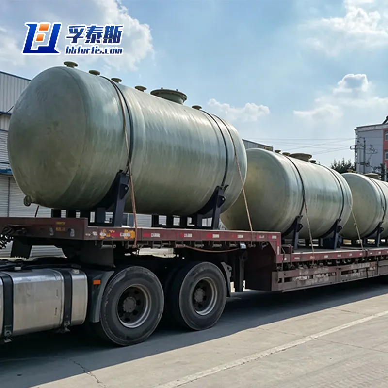 FRP Horizontal Storage Tanks